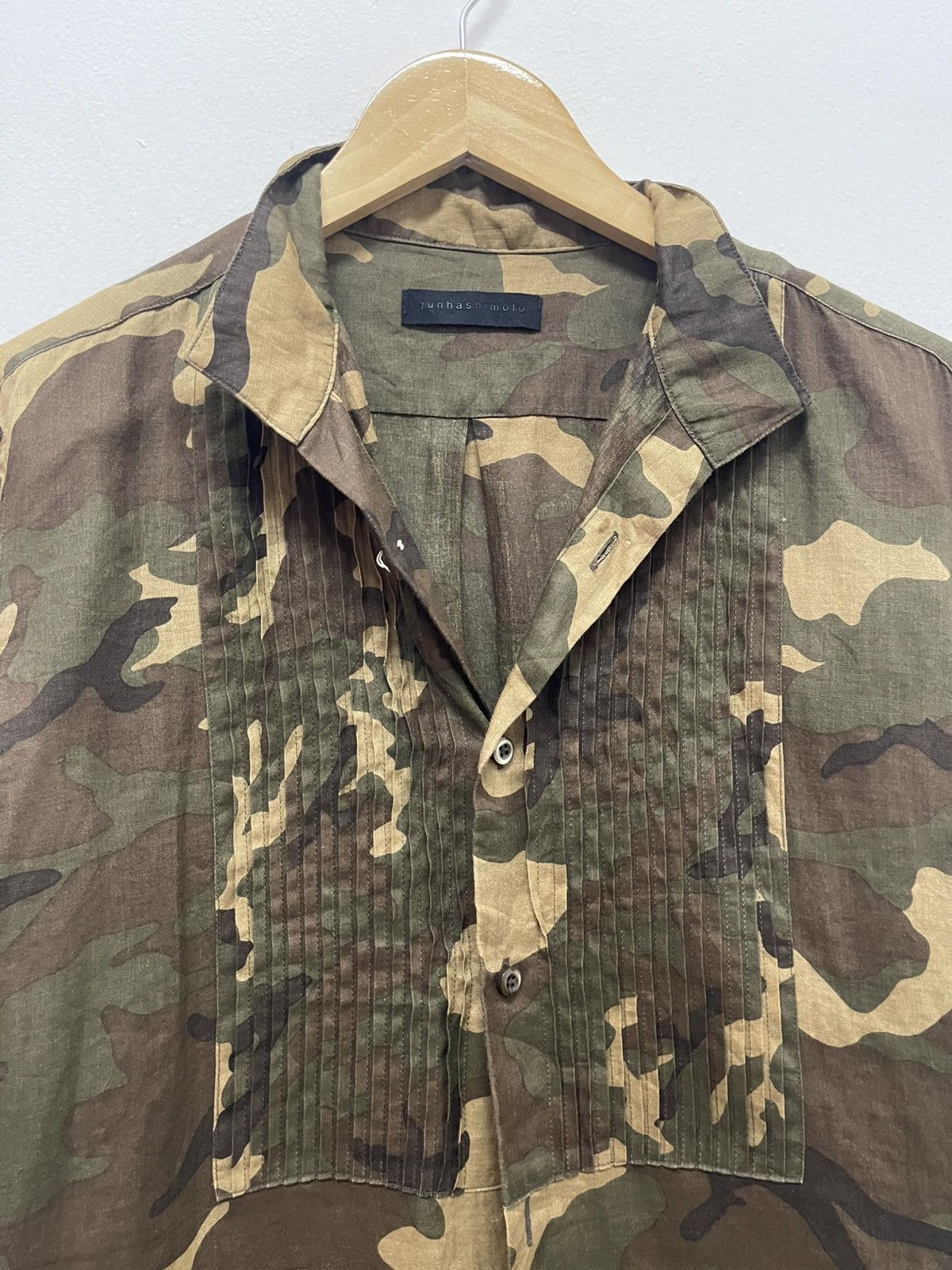 junhashimoto Vintage Junhashimoto Camouflaged Casual Shirt Size US M / EU 48-50 / 2 - 2 Thumbnail