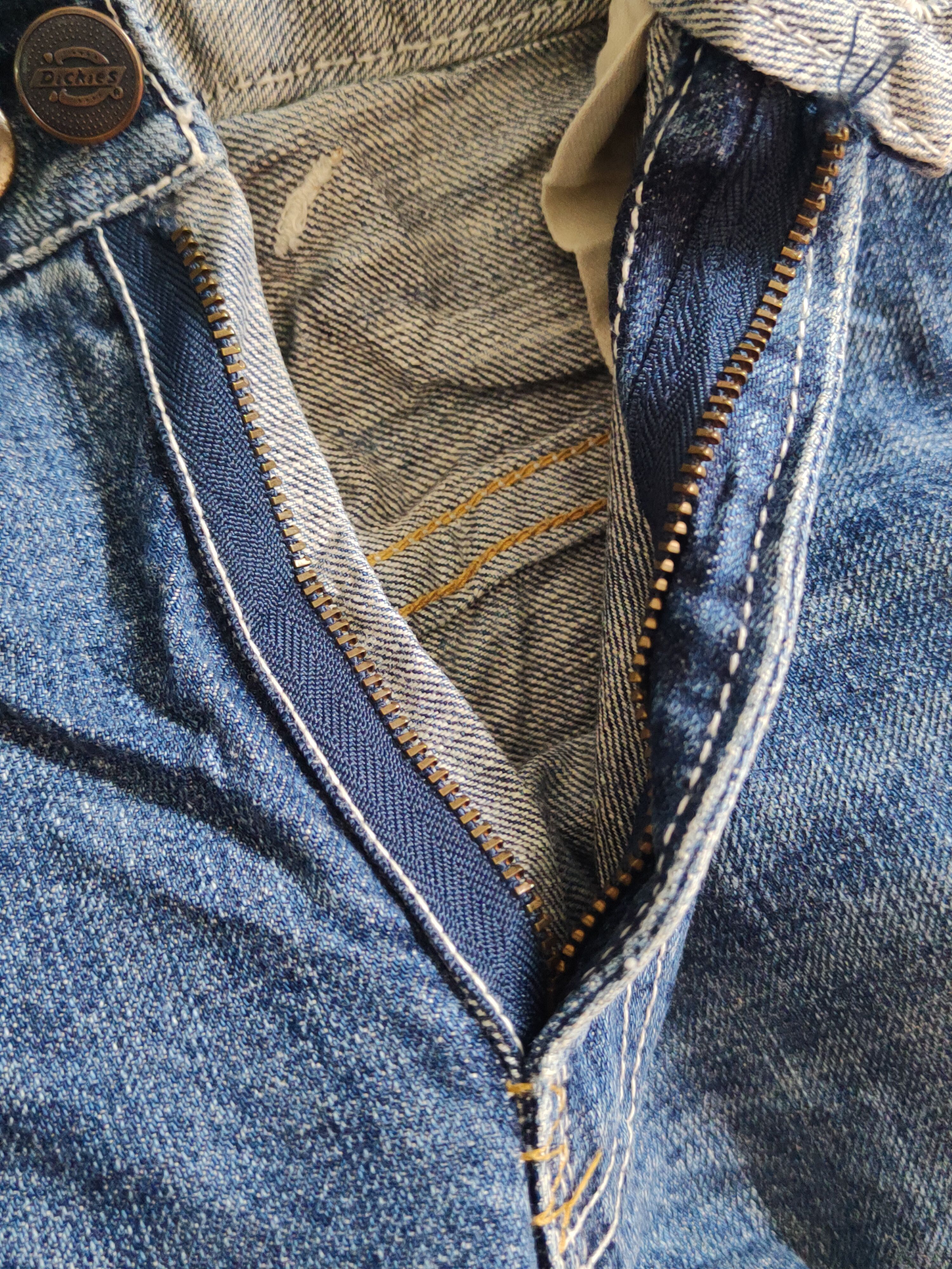 Dickies Dickies Dark Blue Distressed Ripped Jeans #S2365 Size US 30 / EU 46 - 14 Thumbnail