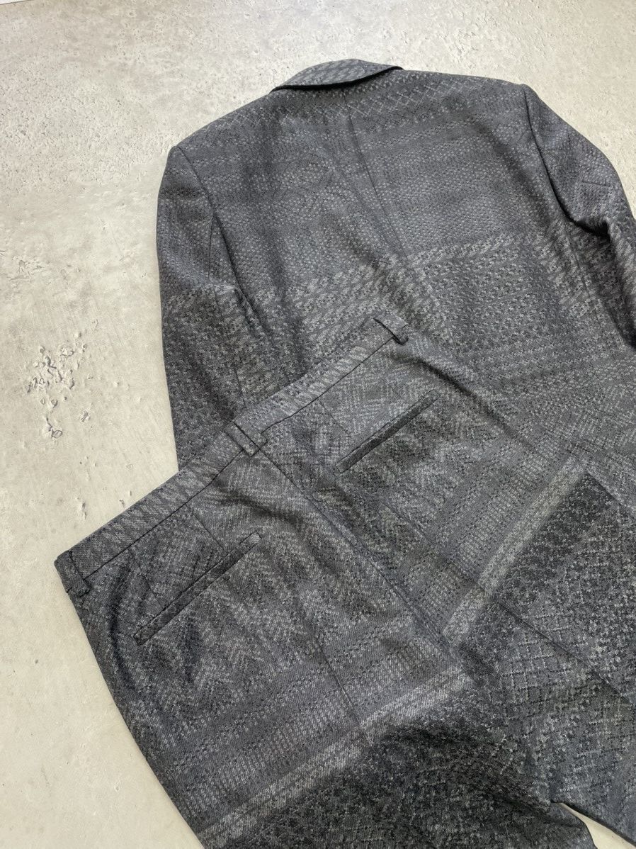 Hugo Rare Hugo Boss wool carzy pring rad tab Suit pants+blazer Size US 34 / EU 50 - 8 Thumbnail