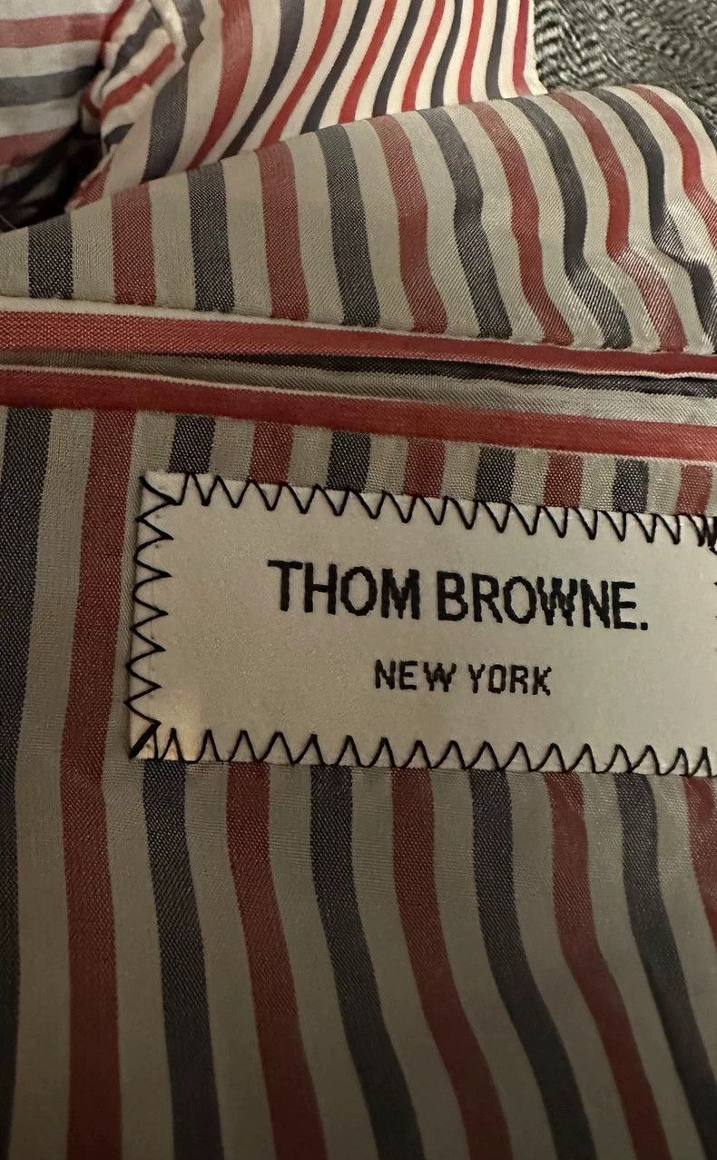 Thom Browne Thom Browne Patchwork woolen coat overcoat Size US XS / EU 42 / 0 - 6 Thumbnail