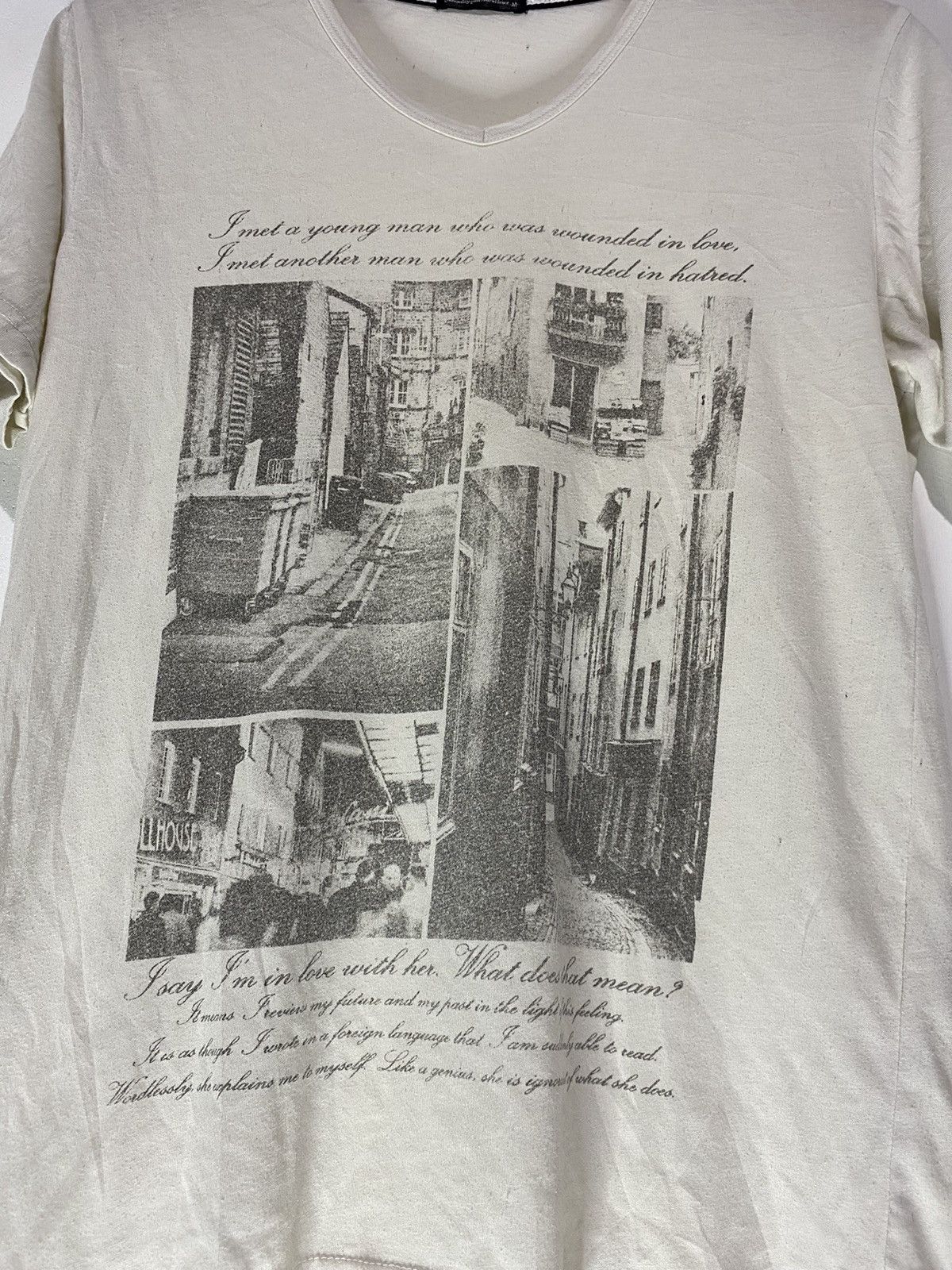 20471120 × Hysteric Glamour × Japanese Brand Japanese mitex poem tshirt Size US M / EU 48-50 / 2 - 3 Thumbnail