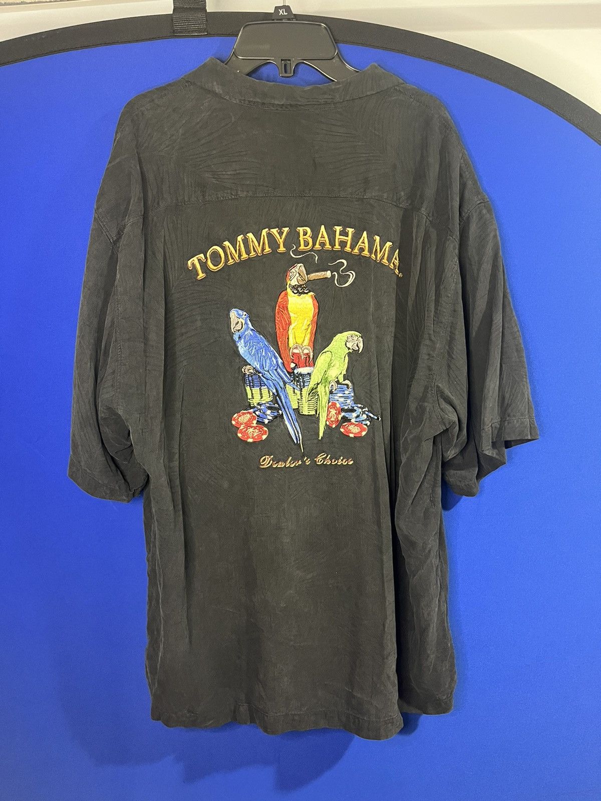 Tommy Bahama Vintage Tommy Bahama Hawaiian SmokingBirds Camp Button Shirt Size US XL / EU 56 / 4 - 2 Thumbnail