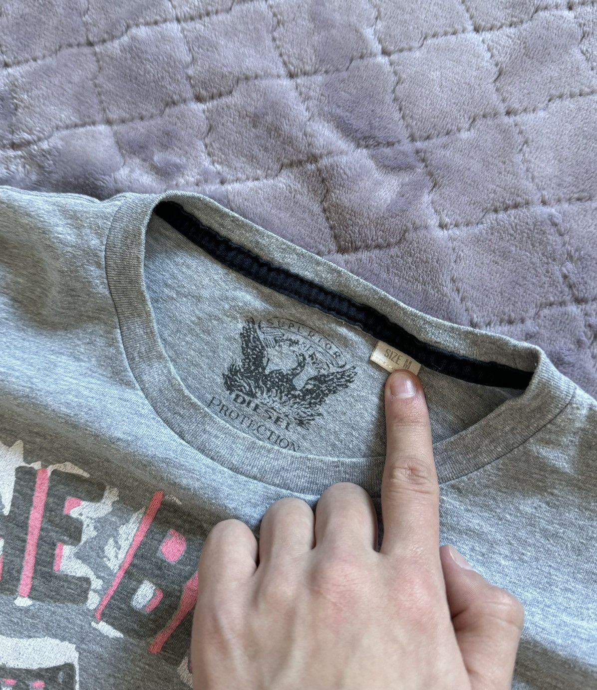 Diesel × Vintage Vintage Diesel The Brave Industry Graphic Tee Size US S / EU 44-46 / 1 - 6 Thumbnail