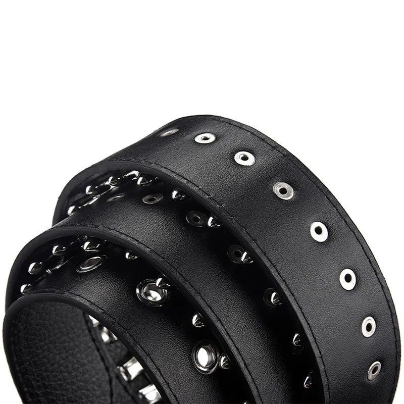 Designer Bullet Studded Belt Punk Rock Gothic Hip Hop Style Size ONE SIZE - 5 Thumbnail
