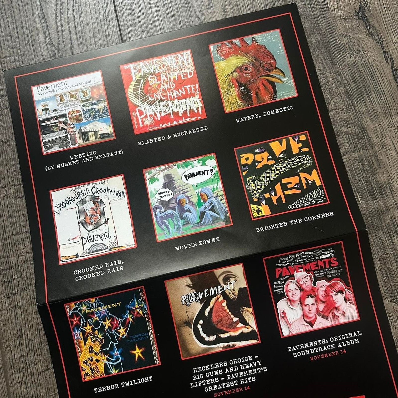 Other Pavements Album Music Promo Catalog Double Sided Poster Size ONE SIZE - 5 Thumbnail
