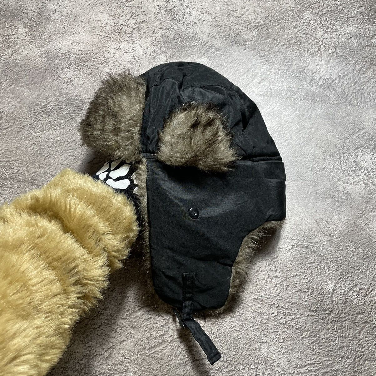 Vintage Vintage 90s Faux Mohair Ushanka Beanie Grunge Streetwear OS Size ONE SIZE - 2 Thumbnail