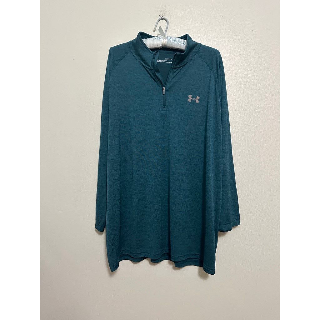 Under Armour Under Armour green loose fit quarter zip pullover size XL Size US XL / EU 56 / 4 - 2 Thumbnail