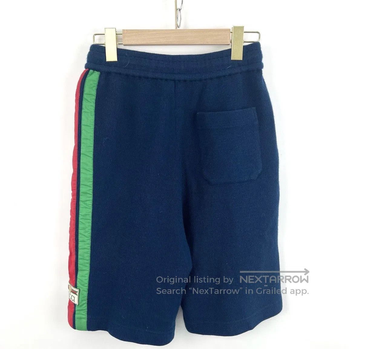 Gucci Blue Colorblock Striped Drawstring Shorts. Size US 30 / EU 46 - 2 Thumbnail