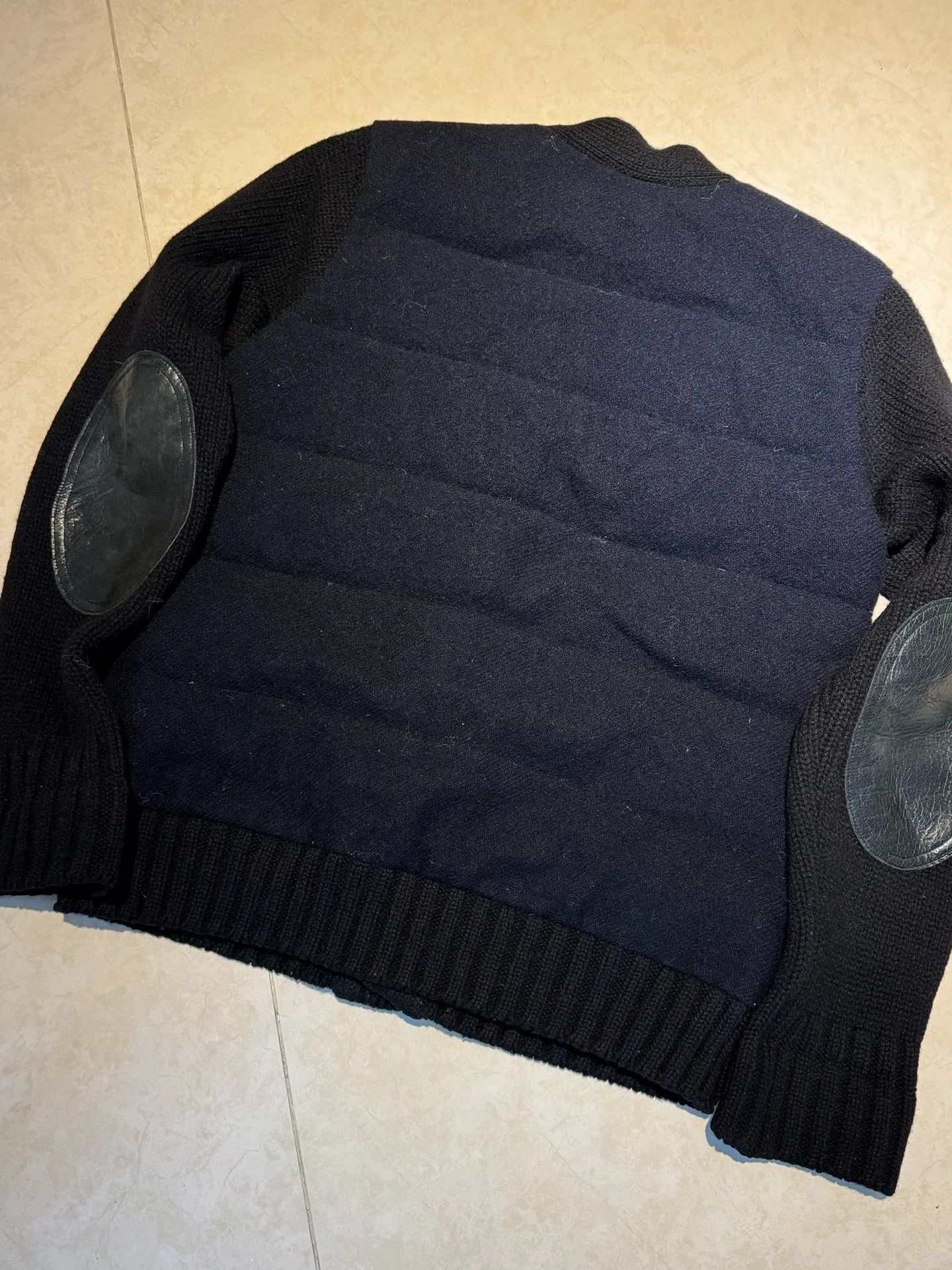 CDG by Comme des Garcons CDG Vintage Wool Cotton Padded Jacket w/ Leather Elbow Patch Size US S / EU 44-46 / 1 - 4 Thumbnail