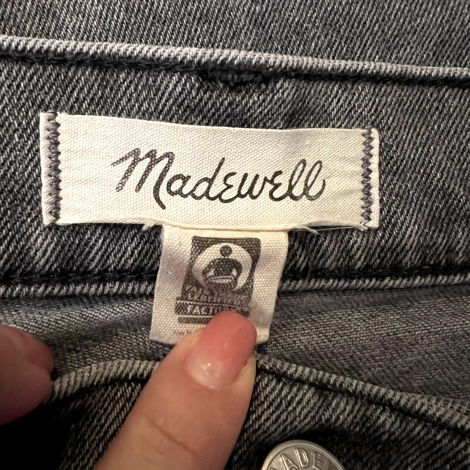 Madewell Madewell The Perfect Vintage Jeans Connell Wash Ripped Size 29" - 6 Thumbnail