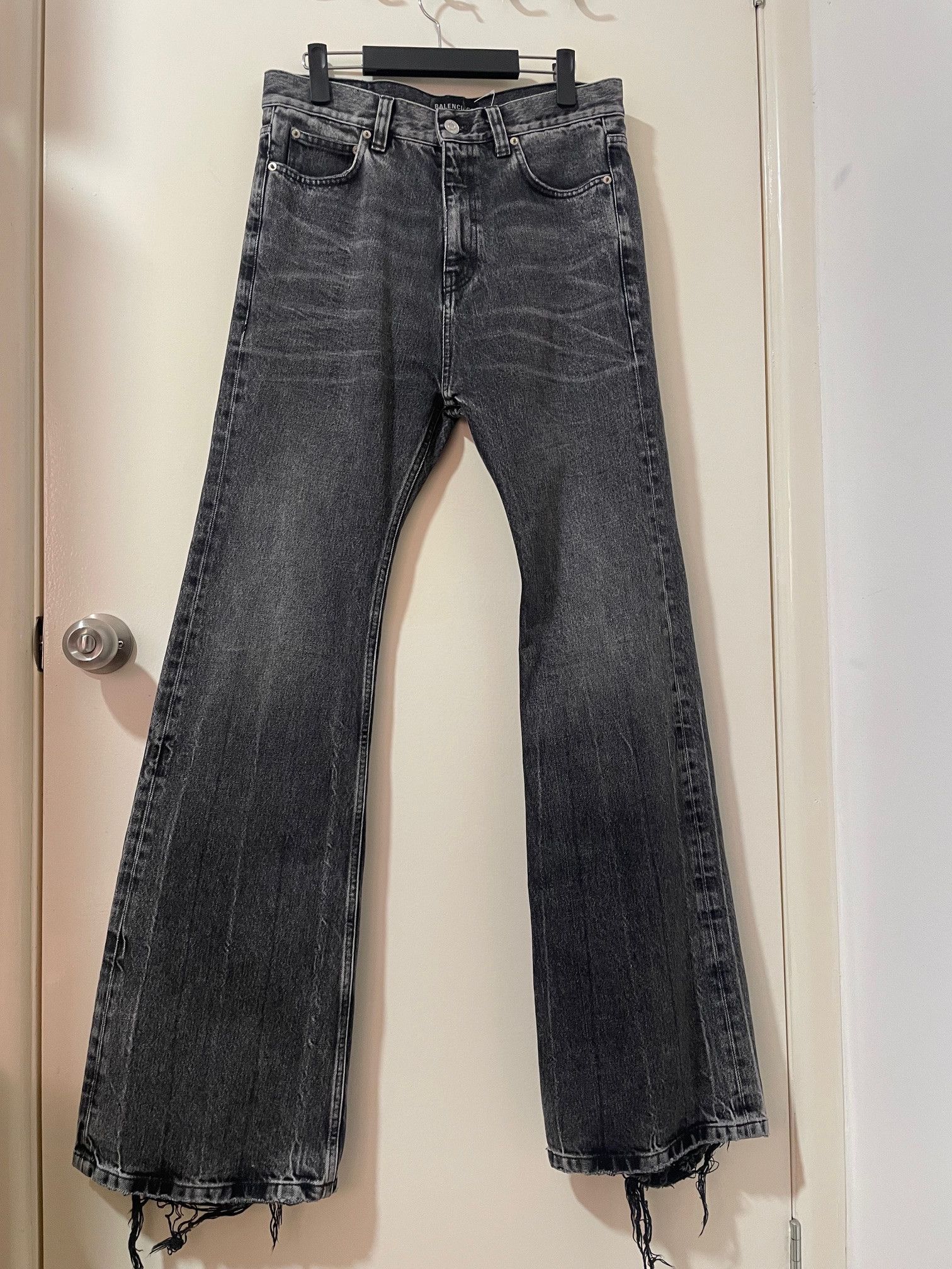 Balenciaga Balenciaga FW22 Lost Tape Flares Jeans | Grailed