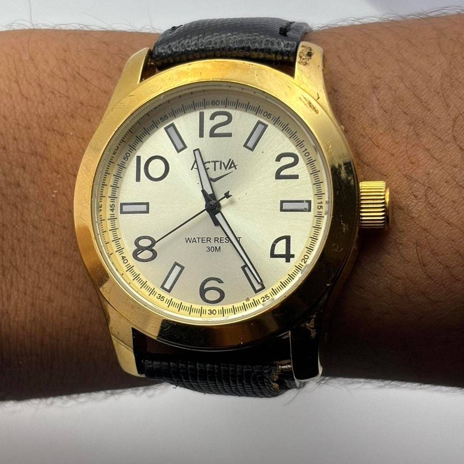 Other Gold black mens watch Size ONE SIZE - 2 Thumbnail