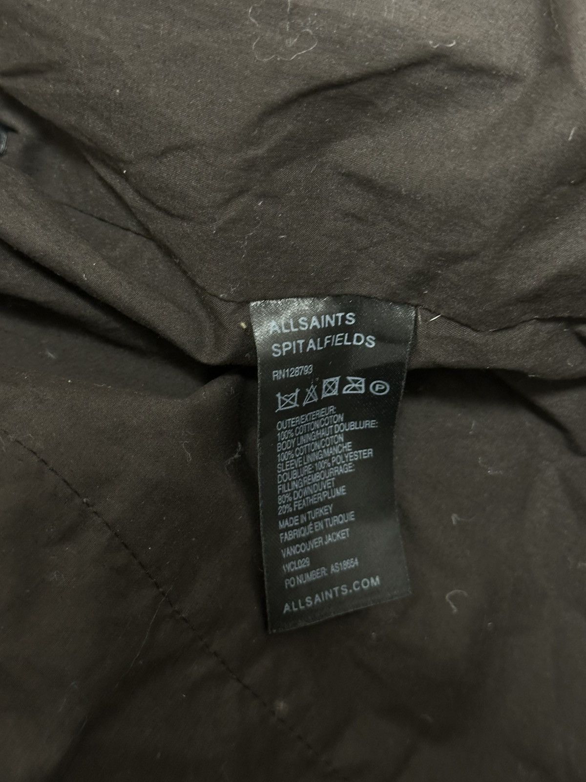 Allsaints × Hysteric Glamour AllSaints Puffer Jacket M Size Avant Garde Vintage Size M / US 6-8 / IT 42-44 - 9 Thumbnail