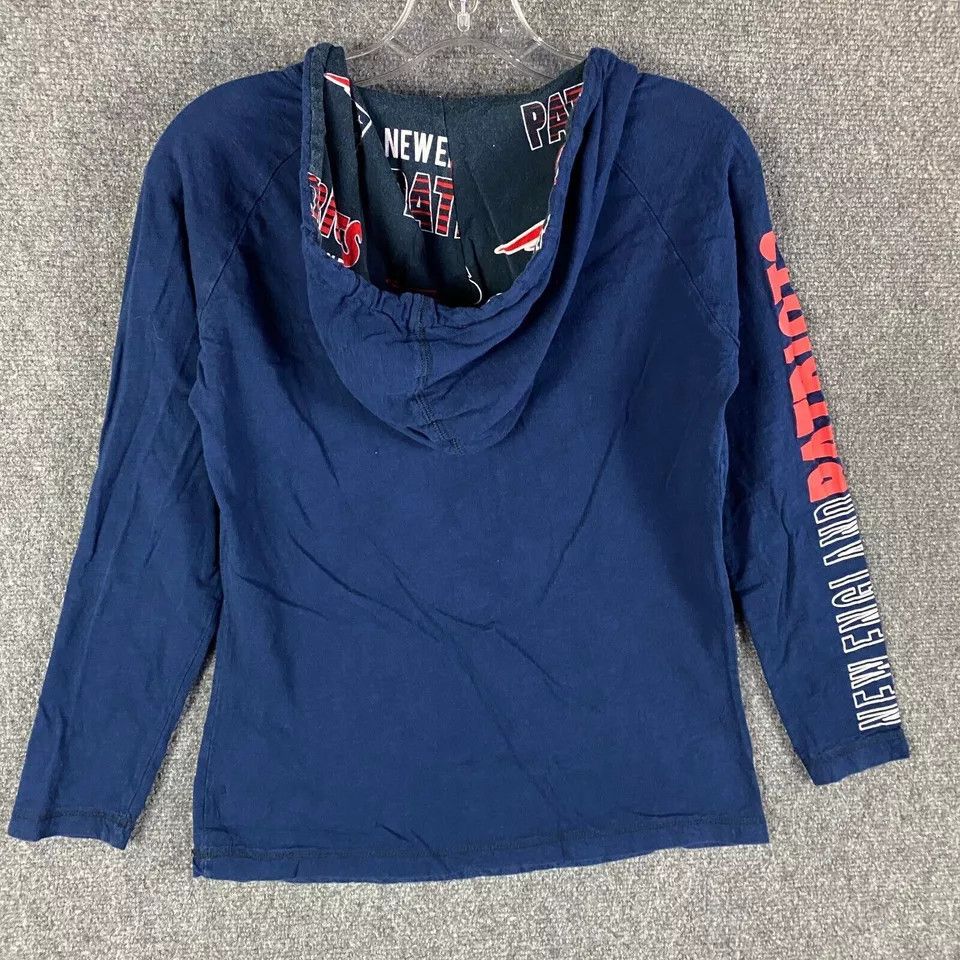 NFL New England Patriots Hoodie Top Women's Small Hooded Cotton Size S / US 4 / IT 40 - 6 Thumbnail