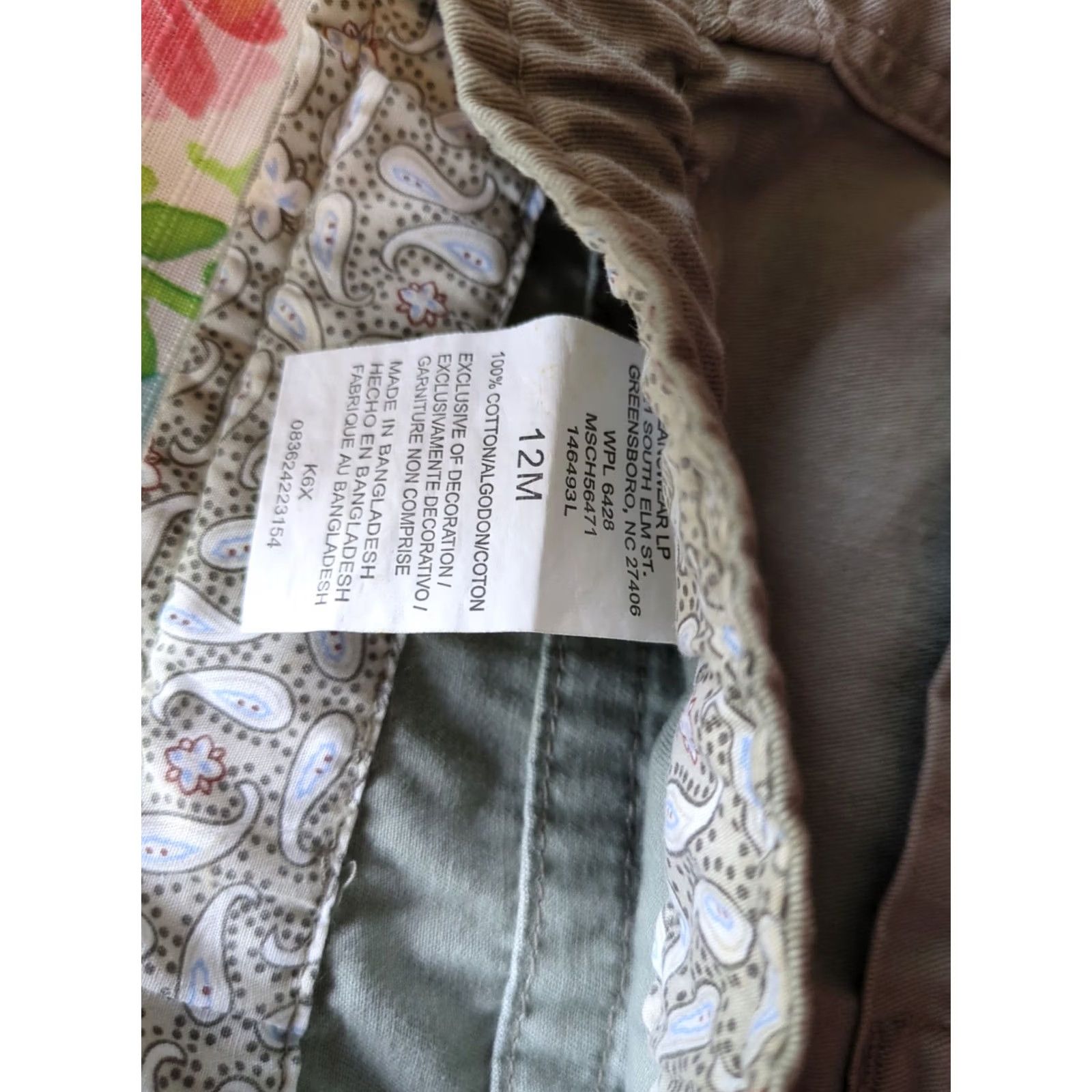 Vintage VINTAGE LEE Riders Shorts Women 12M Khaki Pockets Drawstring Cargo Inseam 5 in Army Green 6 Pocket Size 34" / US 12 / IT 48 - 4 Thumbnail