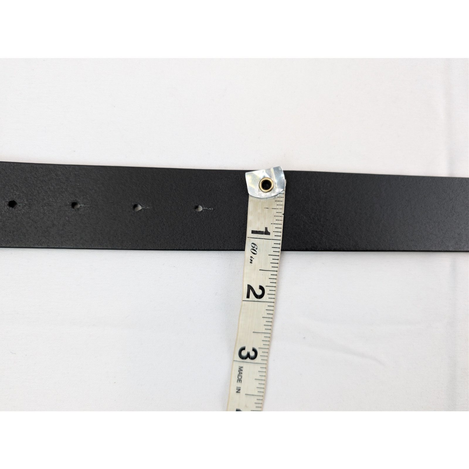 Balenciaga o1rshd1 Size: 85cm / Natural Calf Belt Crypto BB 35 in Black Size 34 - 14 Thumbnail