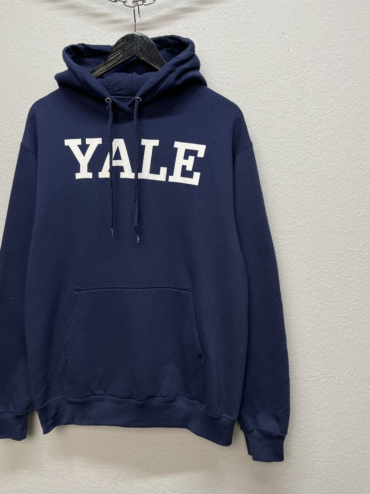Nike × Vintage Vintage Y2K Yale University Boxy Fit Big Logo Zip Hoodie Size US M / EU 48-50 / 2 - 3 Thumbnail