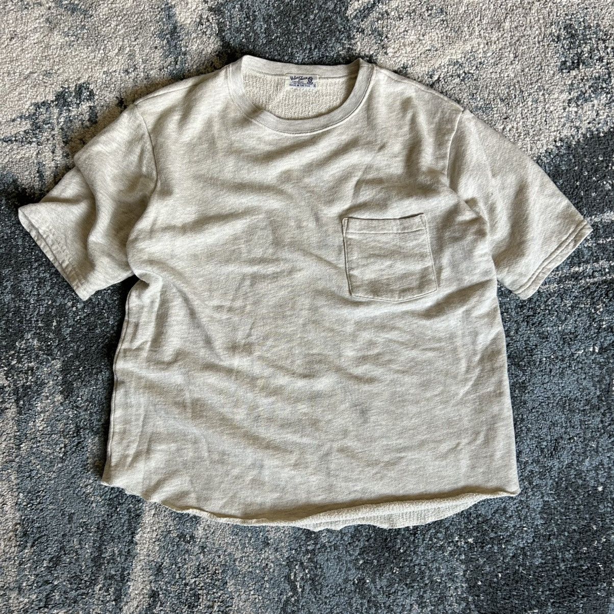 Velva Sheen WiDE BOXY CROPPED ViNTAGE LOOPBACK TERRY POCKET OATMEAL COZY Size US S / EU 44-46 / 1 - 13 Thumbnail