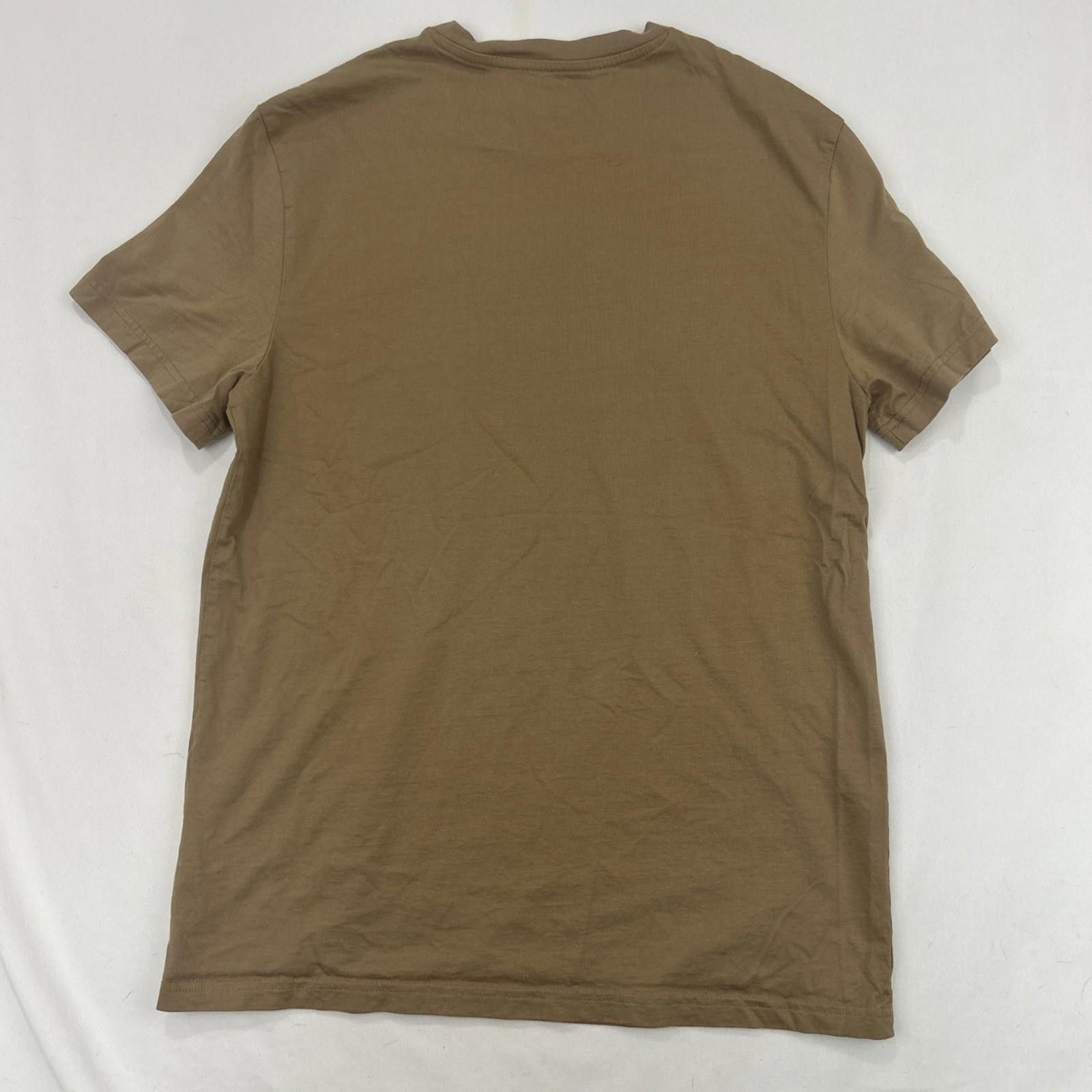 H&M H&M T-Shirt Tan Regular Fit Coupe Standar Medium Tan Adult Size US M / EU 48-50 / 2 - 2 Thumbnail