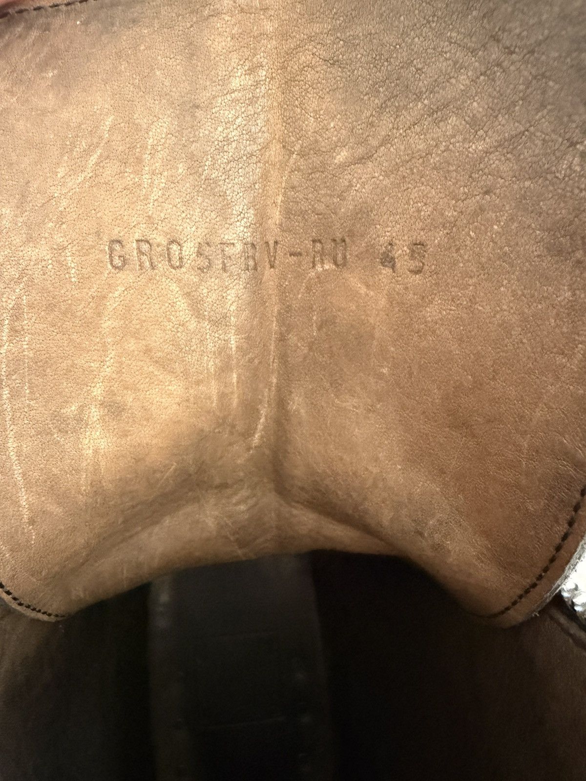 Guidi Guidi GR05FRV_RU Reverse Horse Leather Front Zip Boots Size US 12 / EU 45 - 16 Thumbnail