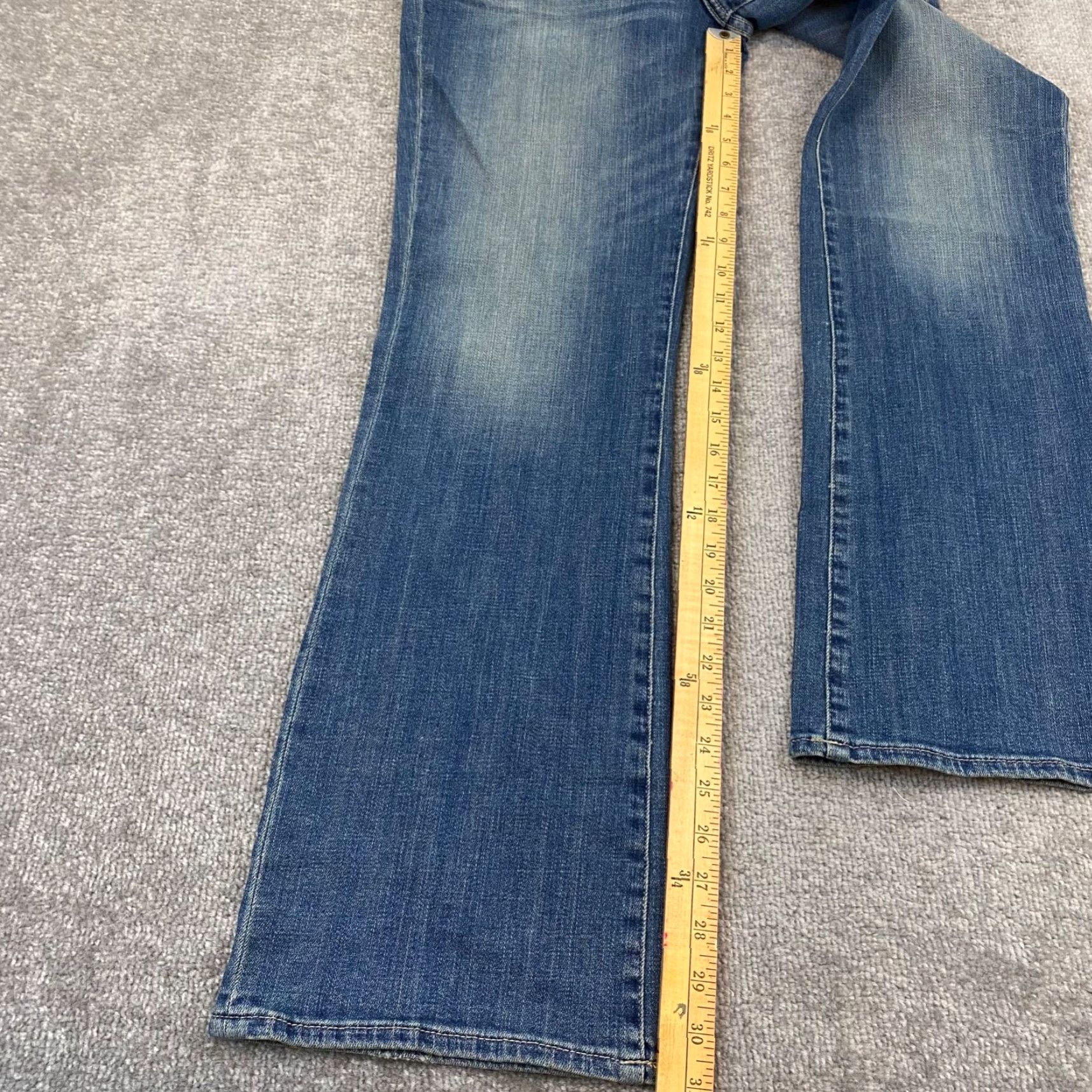 Lucky Brand Lucky Brand Sweet Boot Jeans Womens 12 Blue Wash Denim Stretch Mid-Rise NEW Size 34" / US 12 / IT 48 - 5 Thumbnail