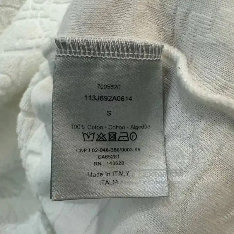 Dior Dior White Linen Blend Men's T-Shirt . Size US S / EU 44-46 / 1 - 4 Thumbnail
