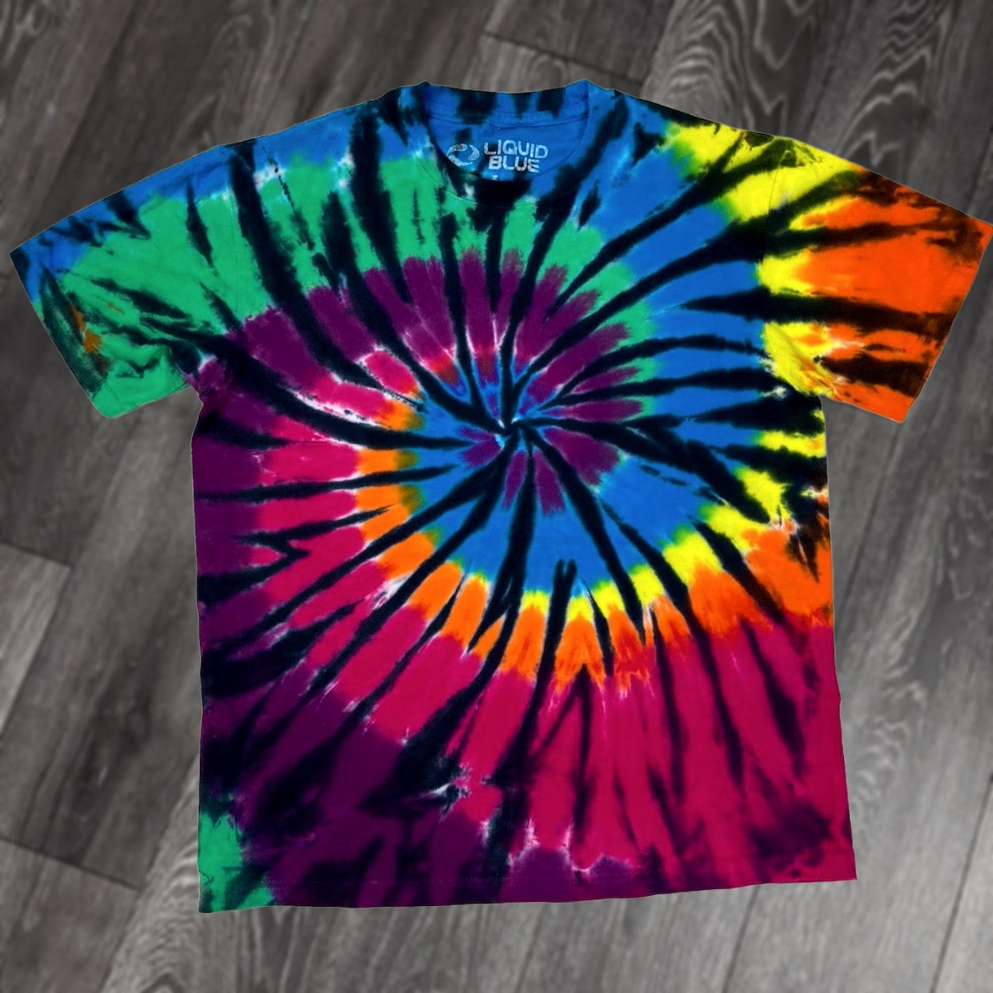 Liquid Blue Liquid Blue Shirt Women Small Multicolor Short Sleeve Crew Neck T-Shirt Size S / US 4 / IT 40 - 1 Thumbnail