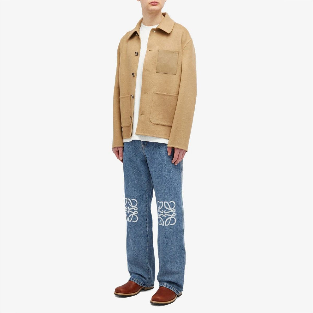 Loewe o1w1db10426 Jacket in Camel Size US XL / EU 56 / 4 - 5 Thumbnail