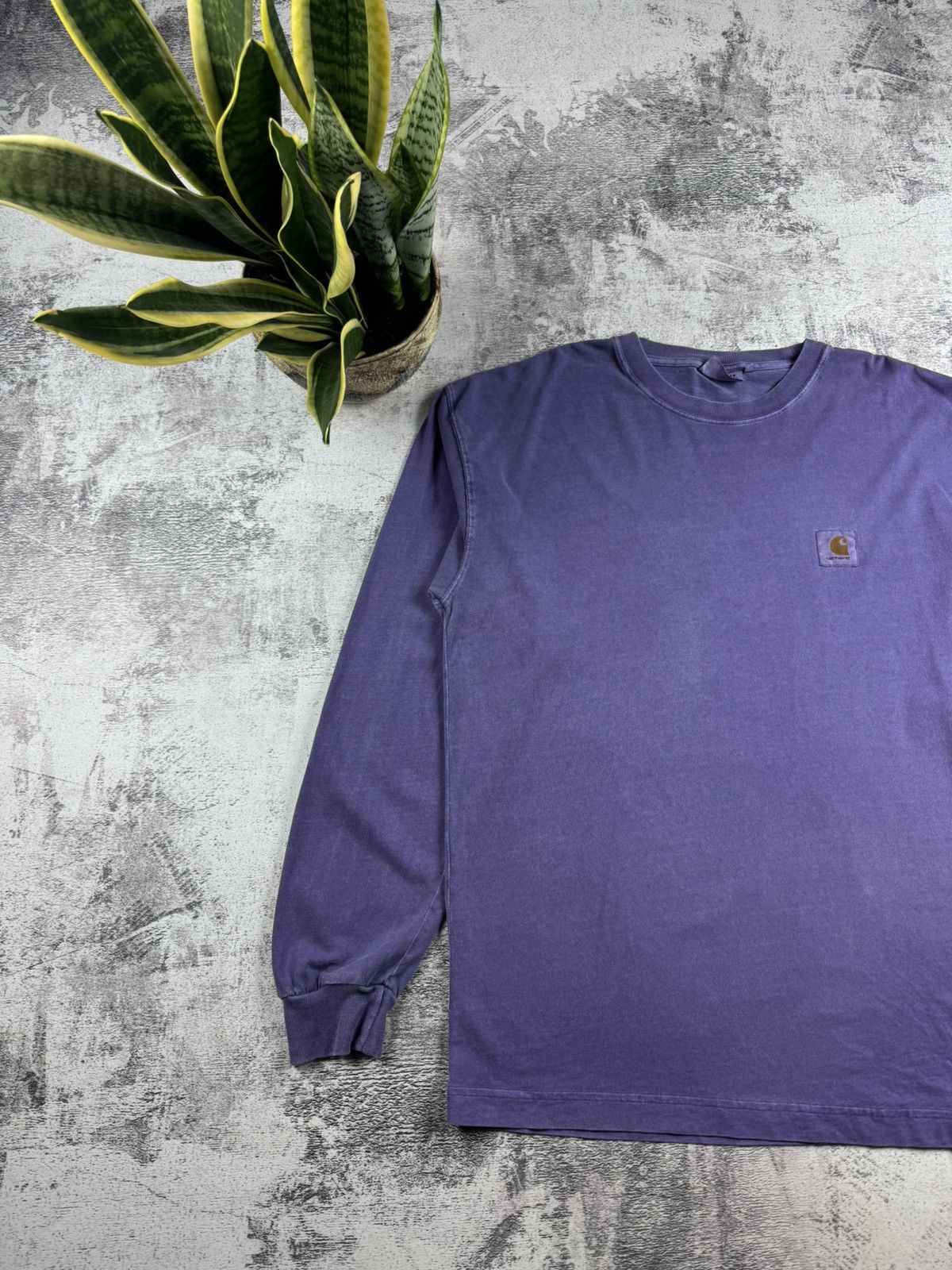 Carhartt Carhartt Nelson Men’s Large Rap Purple Washed Longsleeve Sweatshirt T Shirt Tee Size US L / EU 52-54 / 3 - 2 Thumbnail