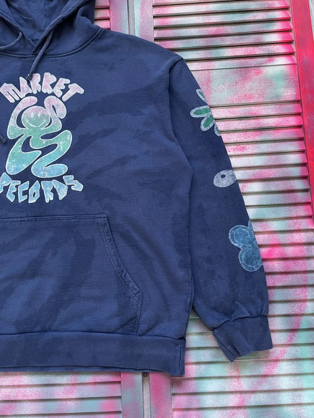 Japanese Brand Market Records X Smiley Studio Hoodie Size US XL / EU 56 / 4 - 2 Thumbnail