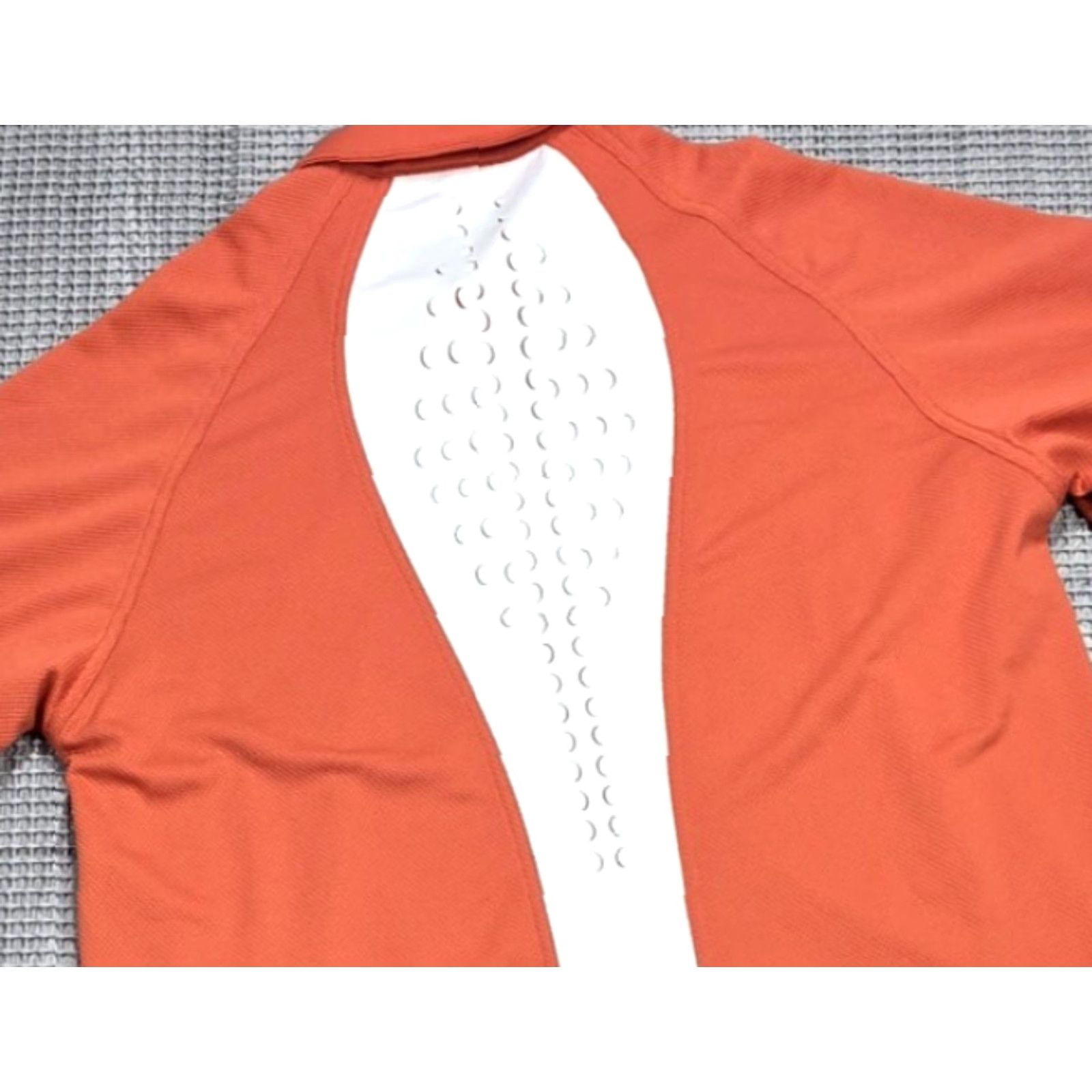 Nike Nike Golf Polo Orange Dri-Fit Mens L Perforated Performance Short Sleeve Size US L / EU 52-54 / 3 - 3 Thumbnail