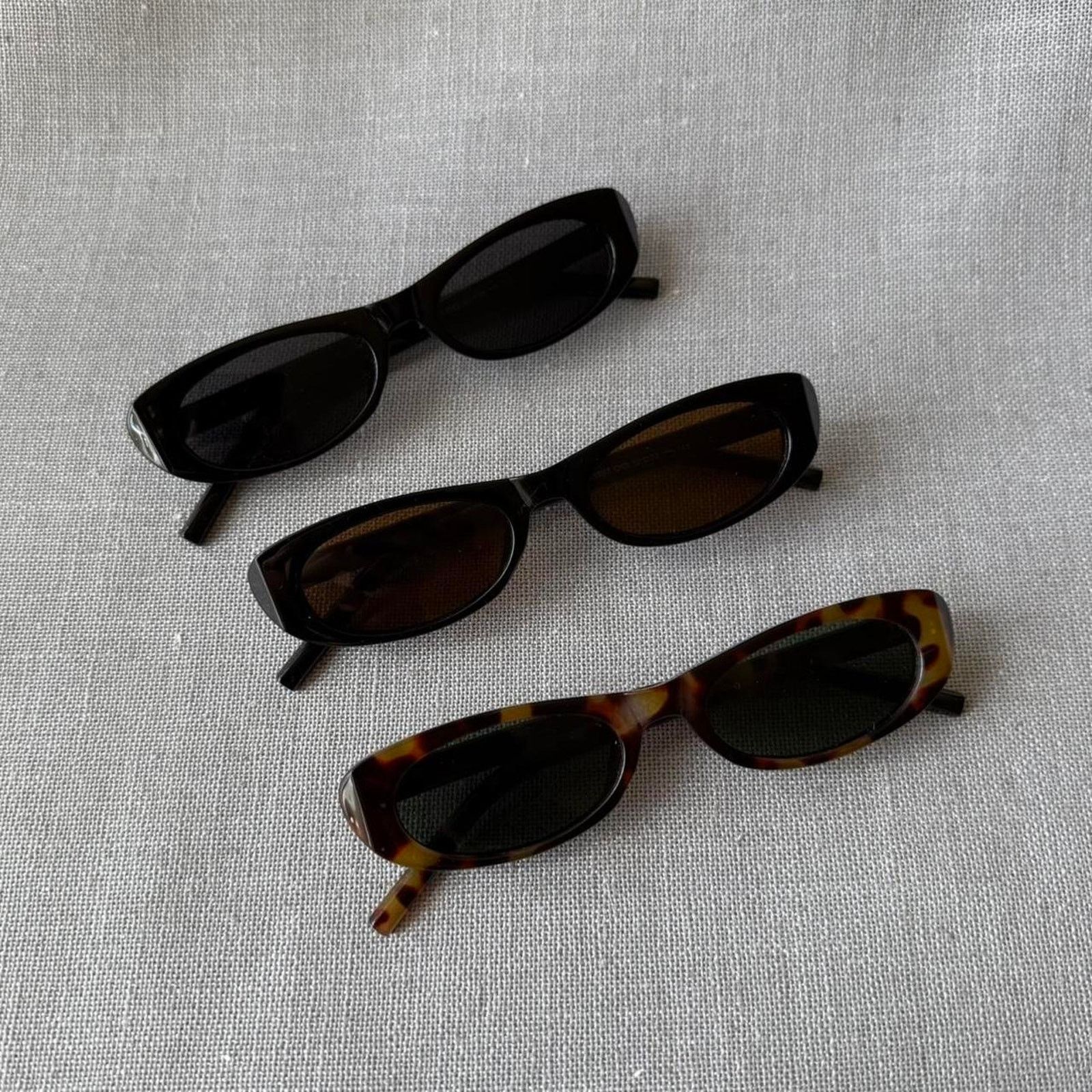 Other Skinny thin frame sunglasses Size ONE SIZE - 8 Thumbnail