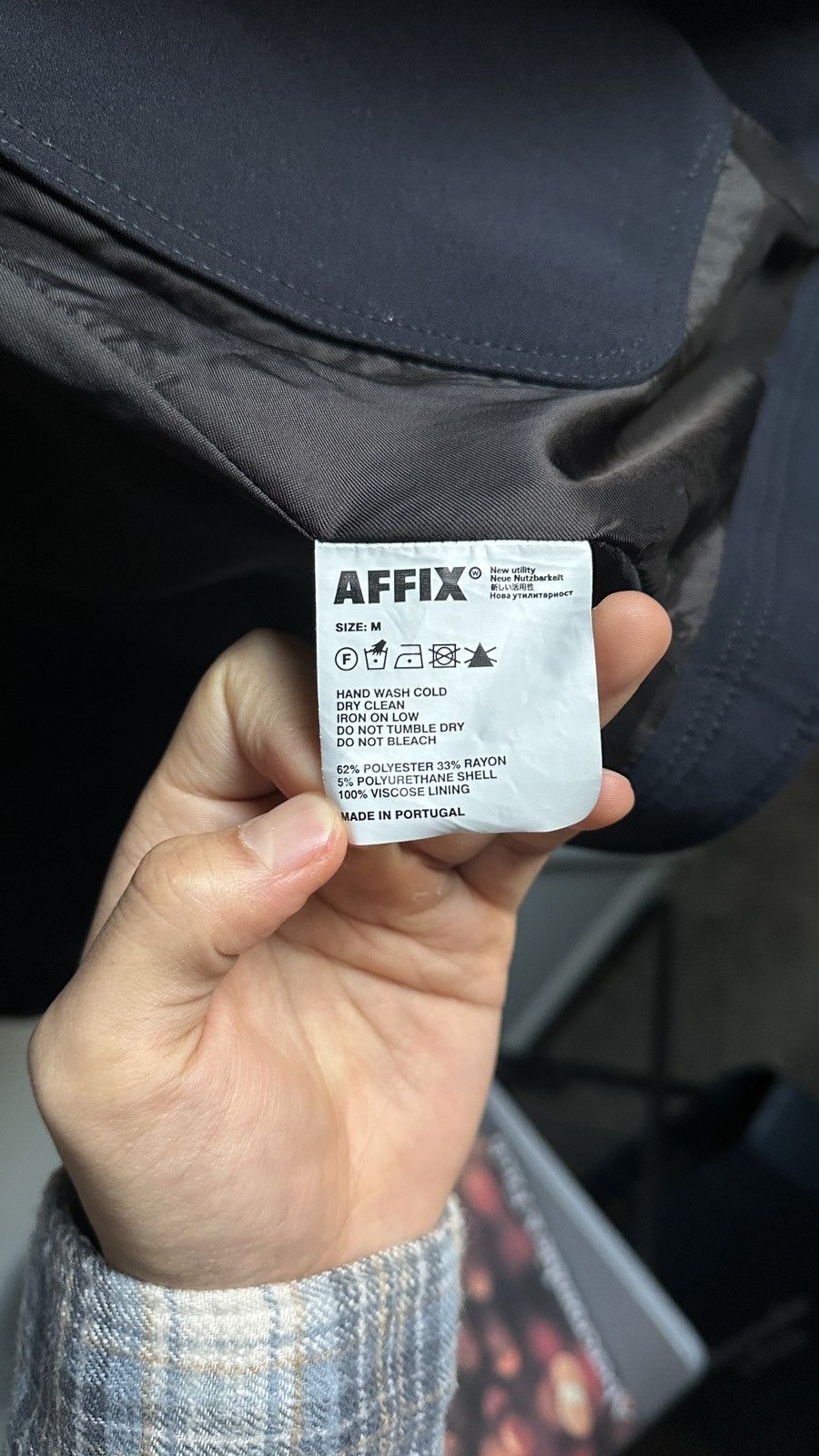 AFFXWRKS Affix Shell Blouson Jacket Navy Size US M / EU 48-50 / 2 - 6 Thumbnail