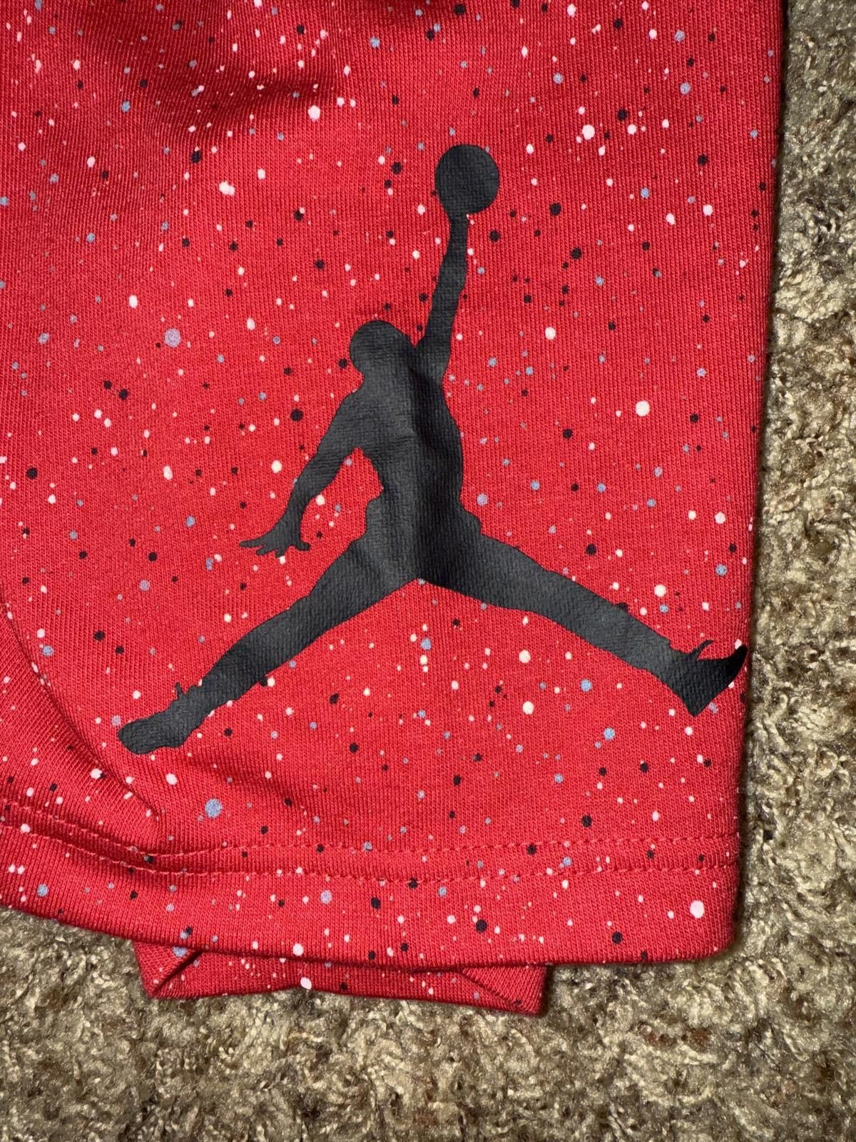Nike Jordan Speckle Air Jumbled Preschool Set Black Red Size US 26 / EU 42 - 8 Thumbnail