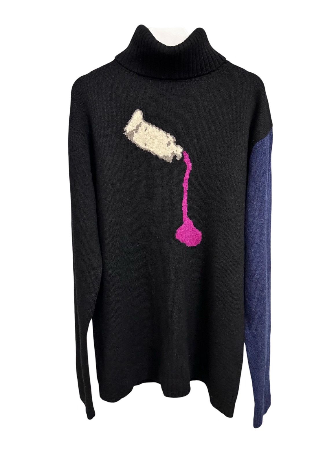 AW09 paint tub turtleneck sweater