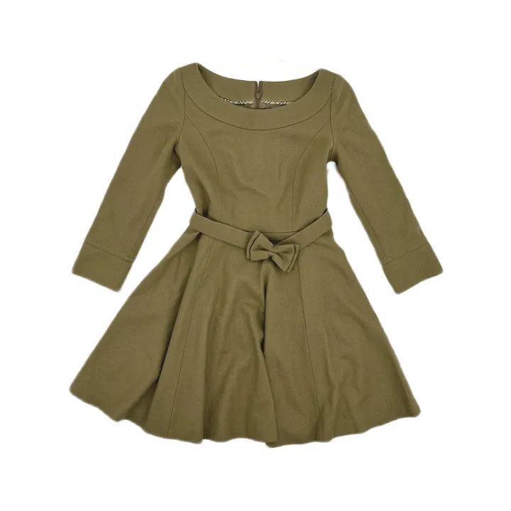 Burberry Burberry Fashionable Solid Color Long Sleeve Dress 0079 Size M / US 6-8 / IT 42-44 - 1 Thumbnail