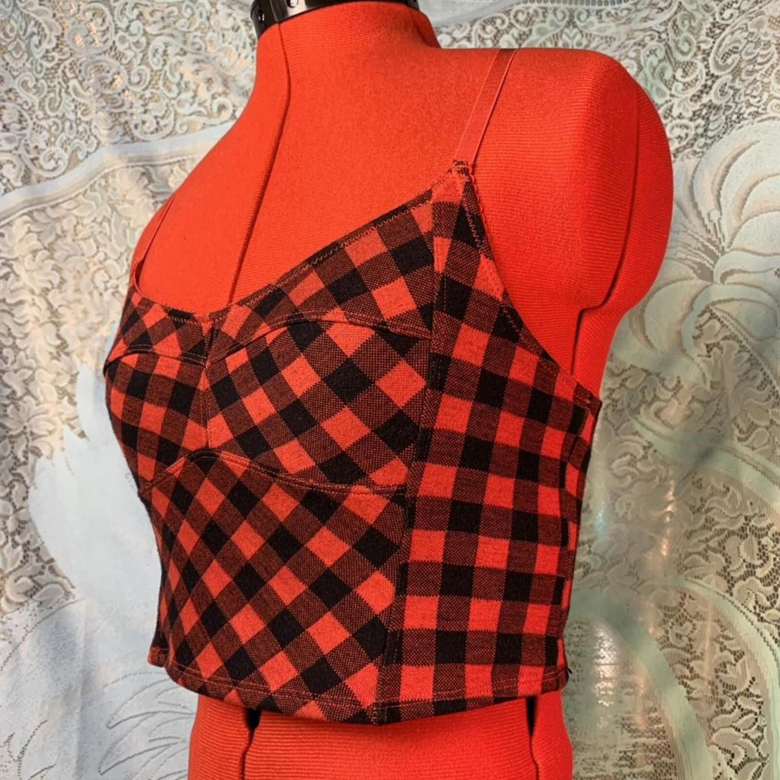 Other Gothic punk plaid alt bustier! Size ONE SIZE - 1 Thumbnail