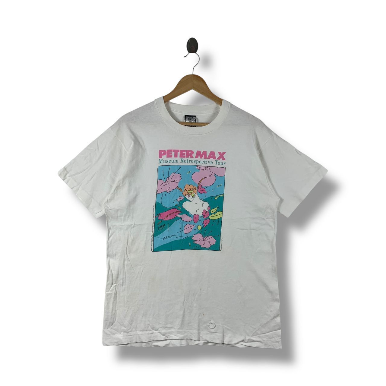 Art Comes First × Vintage Vintage PETER MAX floral reflection details canvas art tee Size US L / EU 52-54 / 3 - 1 Thumbnail