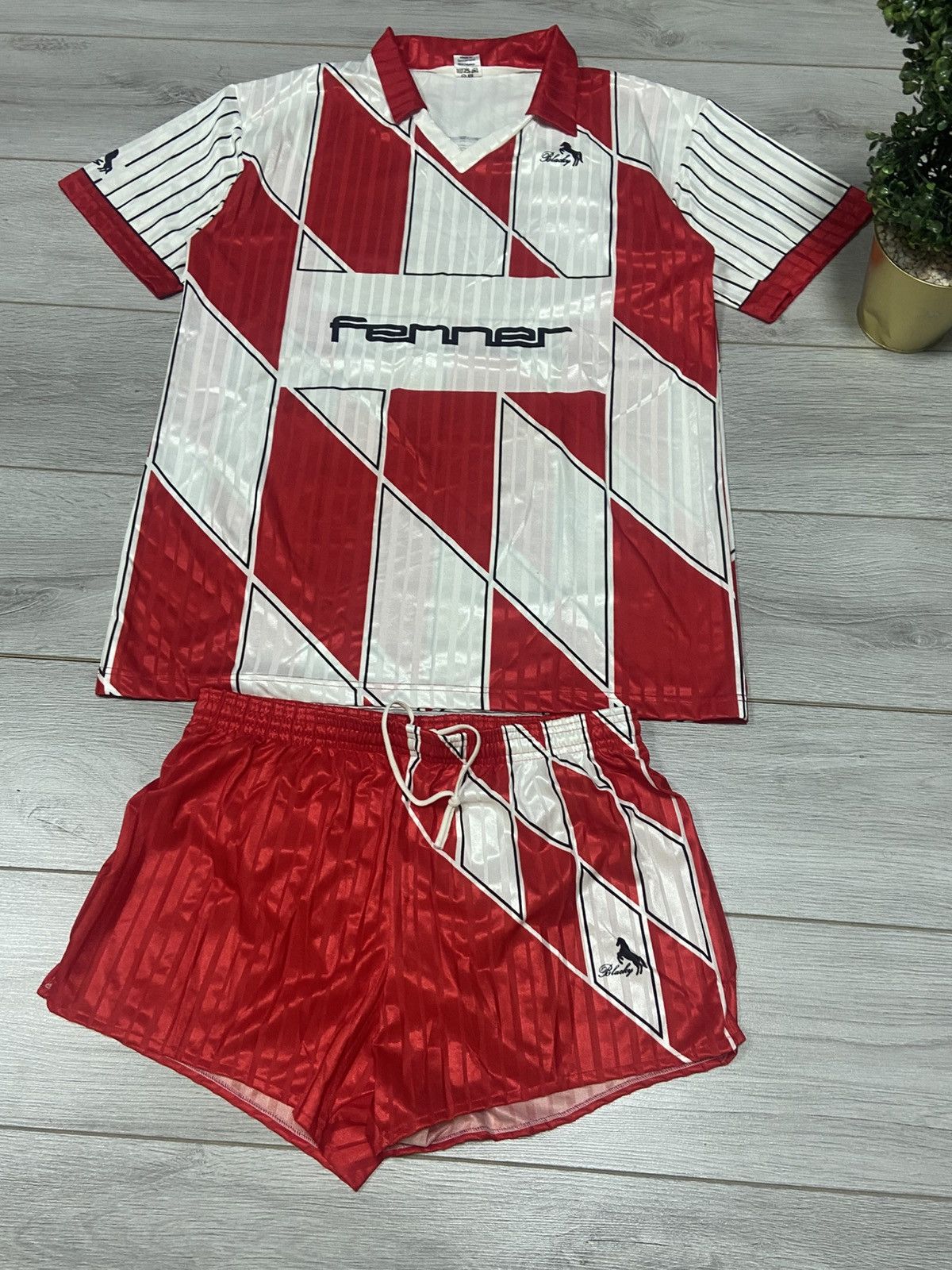 PONY Pony Switzerland Fenner jersey suit striped vintage shorts Size US XL / EU 56 / 4 - 3 Thumbnail