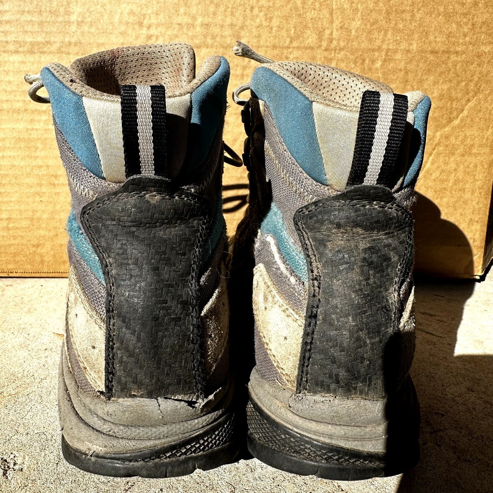Other Asolo Neutron Gore-Tex Hiking Boots Mid calf Leather Blue 8 Size US 8 / IT 38 - 4 Thumbnail