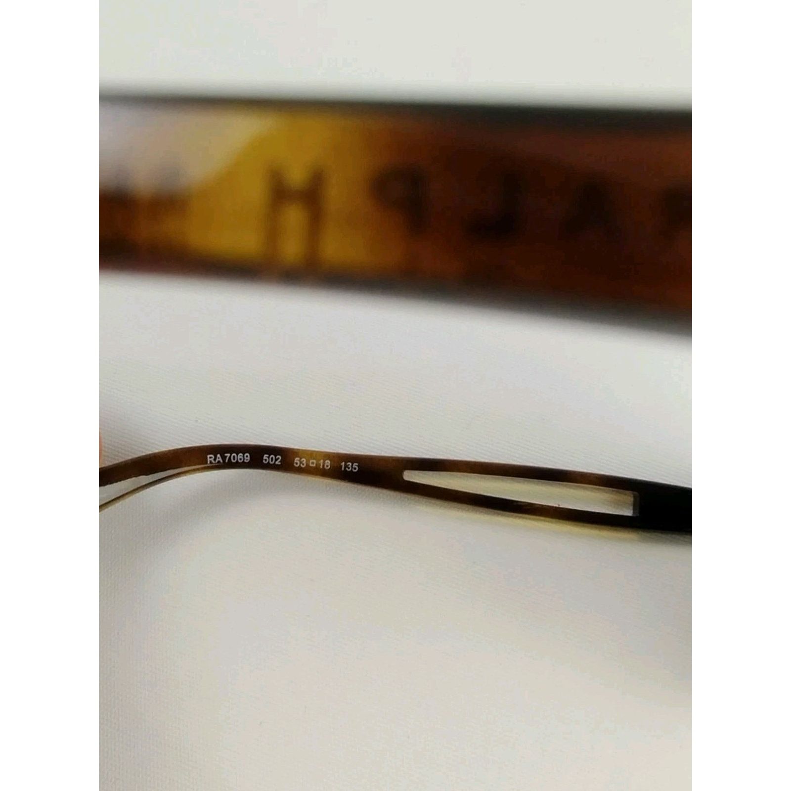 Ralph Lauren Ralph Lauren RA 7069 502 Eyeglass Frames Tortoise 53-18-135 Size ONE SIZE - 6 Thumbnail