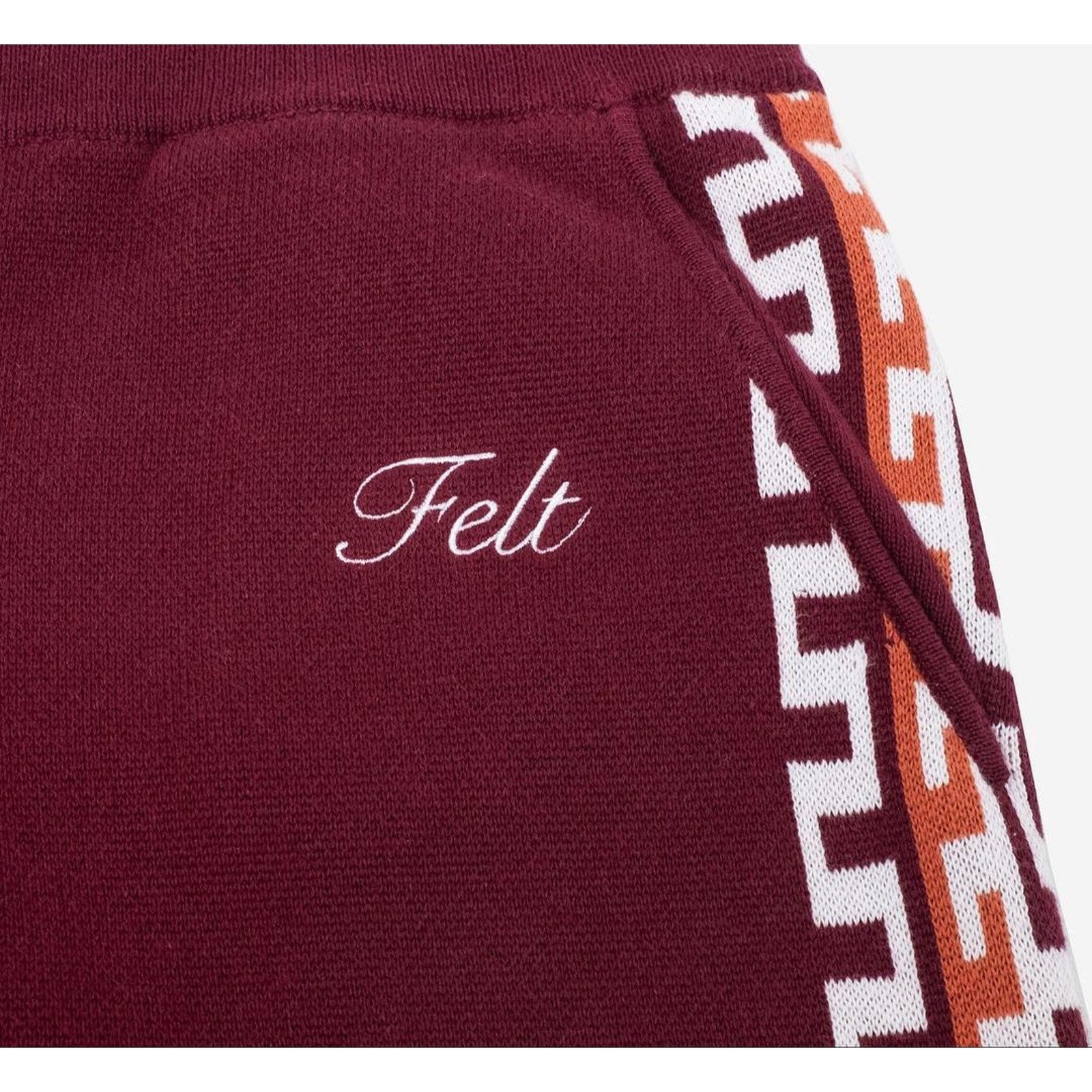 FELT Felt Havana Knit Taped Graphic Sweatpant Drawstring NWT $140 Size US 36 / EU 52 - 2 Thumbnail