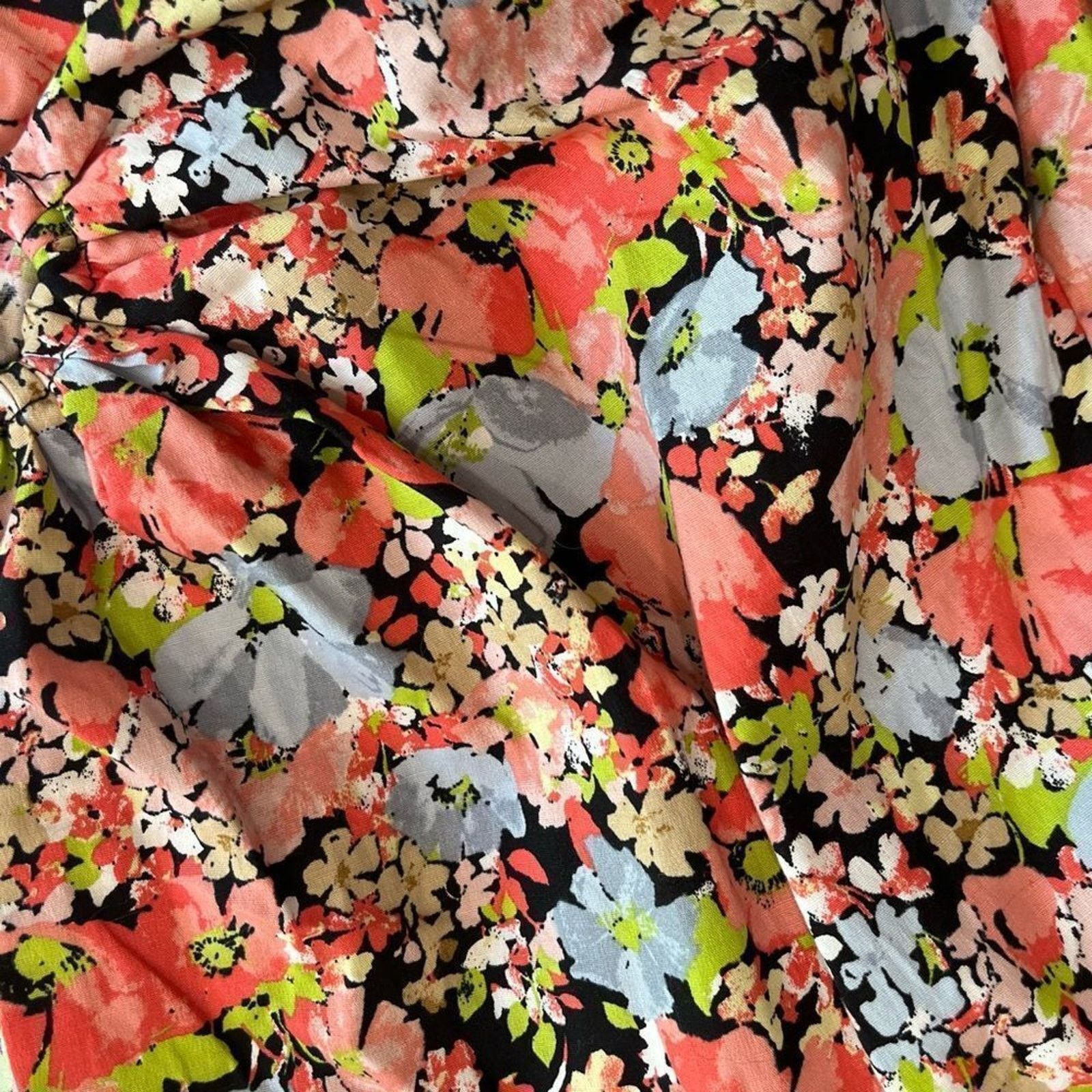 Vintage SO Floral Cutout O-Ring Crop Top Balloon Sleeves Size XL Size XL / US 12-14 / IT 48-50 - 3 Thumbnail