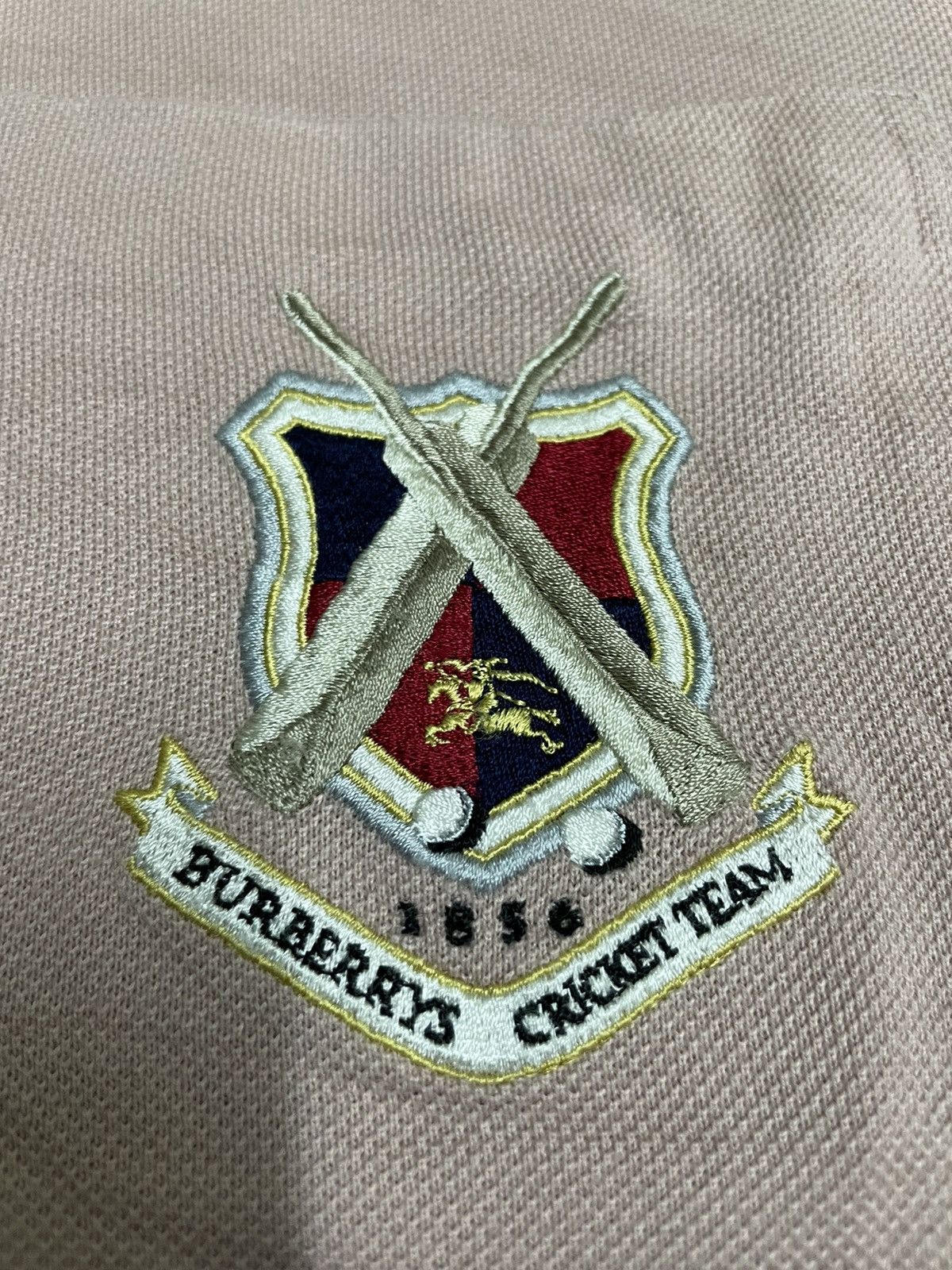 Burberry × Vintage VINTAGE BURBERRYS CRICKET TEAM POLO TEE Size US M / EU 48-50 / 2 - 6 Thumbnail