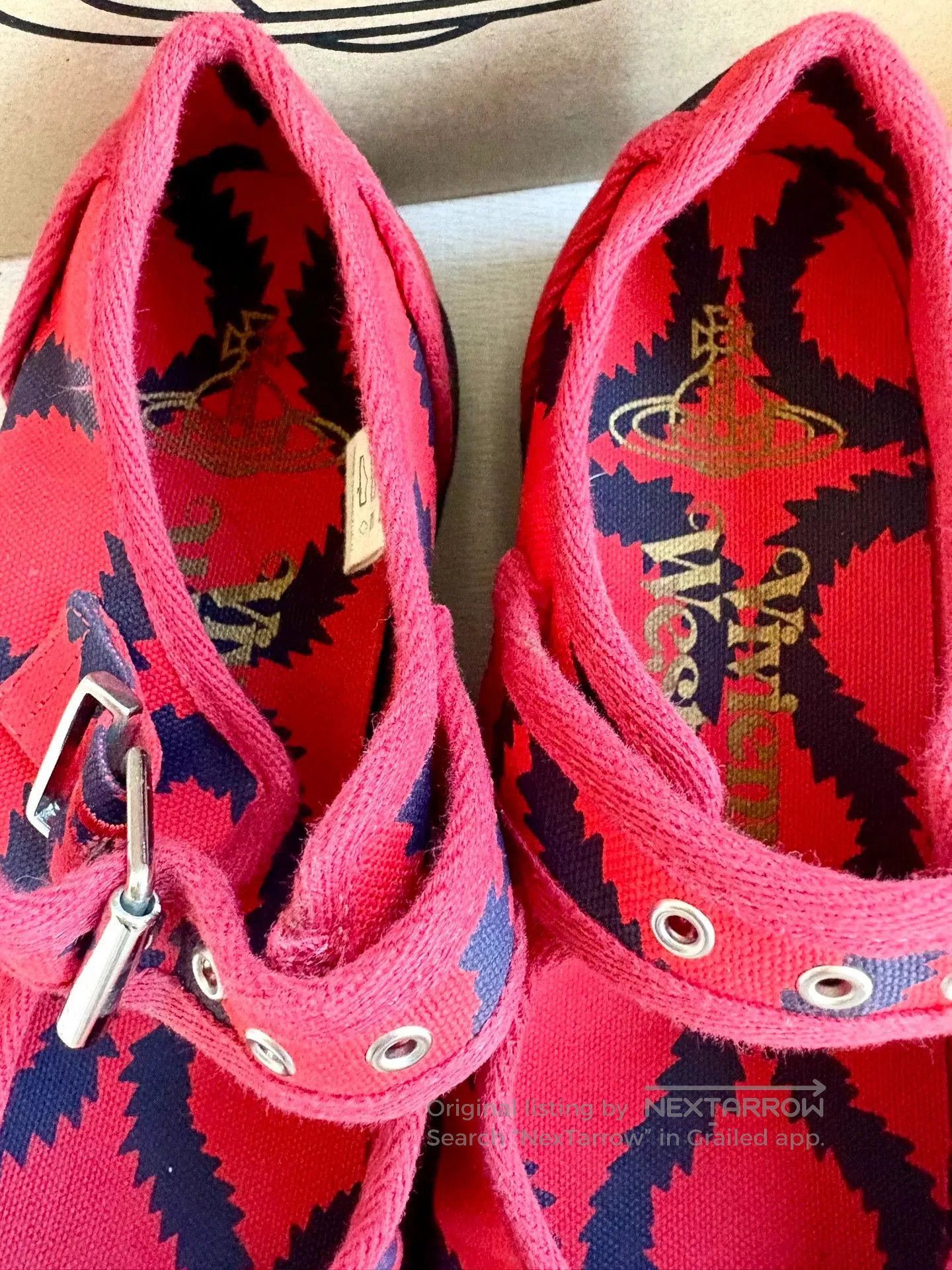 Vivienne Westwood Vivienne Westwood Vintage Pirate Print Mary Jane Flats. Size US 7 / IT 37 - 3 Thumbnail