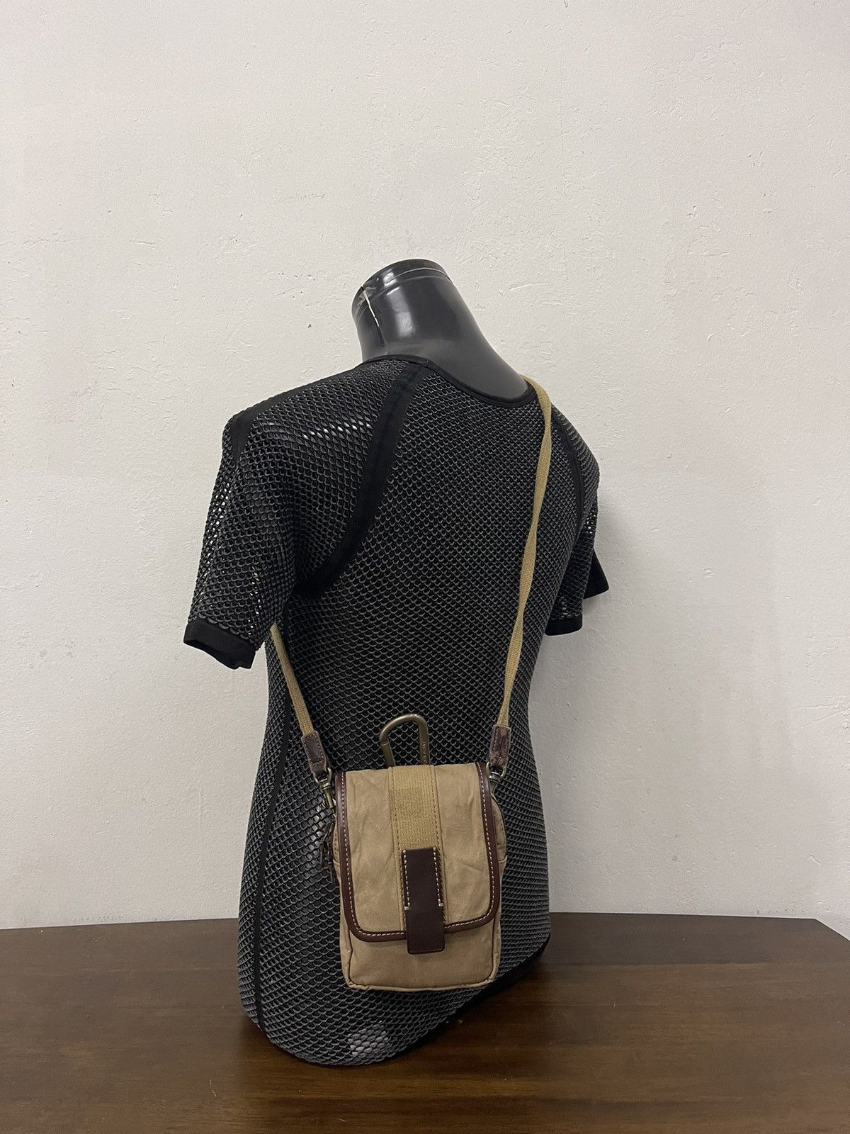 Japanese Brand × Takeo Kikuchi Unisex Takeo Kikuchi Quick Pocket Leather Crossbody bag Size ONE SIZE - 16 Thumbnail