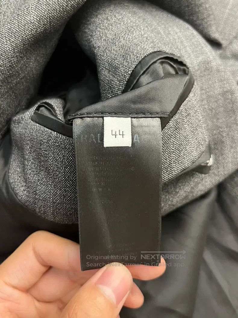 Balenciaga Balenciaga Sleeve Label Deep Grey Jacket Size US S / EU 44-46 / 1 - 5 Thumbnail
