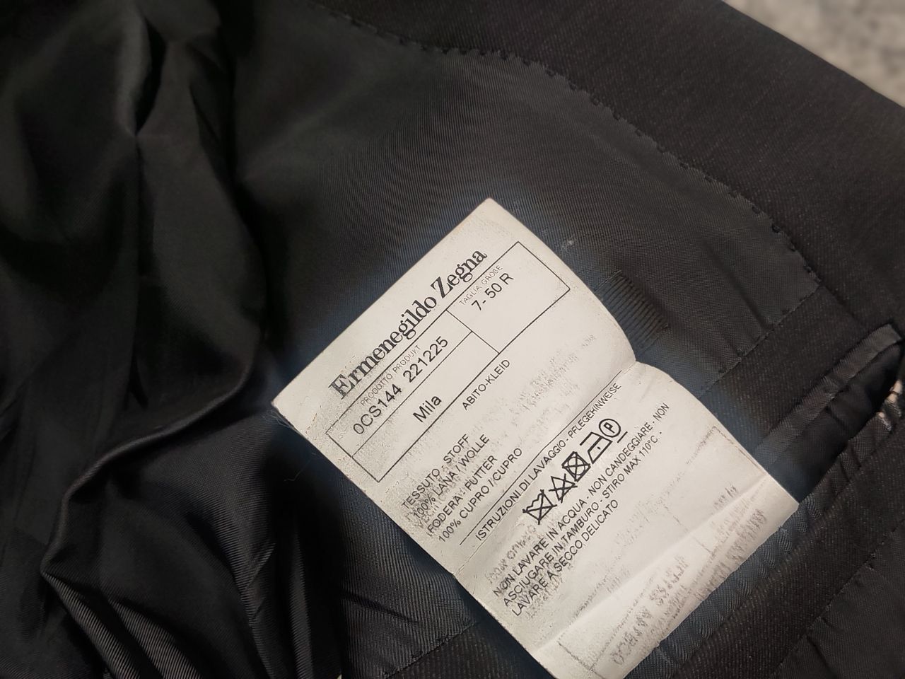 Ermenegildo Zegna Ermenegildo Zegna exclusive Mila blazer Dark wool Jacket Size 50R - 16 Thumbnail