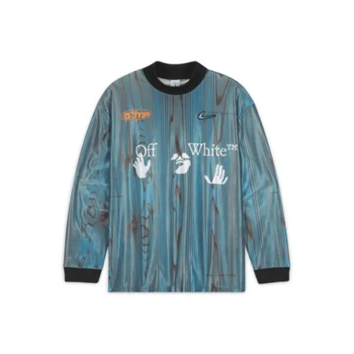 Off-White Off-White™ Nike Long Sleeve Retro Football T-Shirt 0079 Size US L / EU 52-54 / 3 - 1 Thumbnail