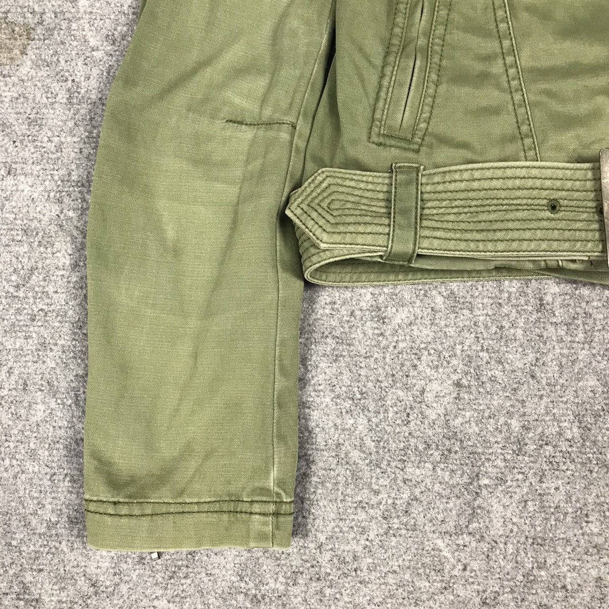 If Six Was Nine × Japanese Brand × Le Grande Bleu (L.G.B.) G.O.A JAPAN GREEN MILITARY CROPPED JACKET Size US XS / EU 42 / 0 - 5 Thumbnail
